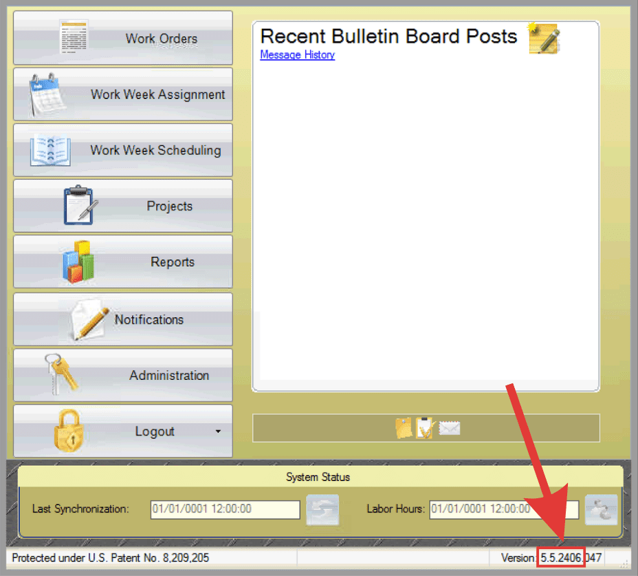 version number shown in the bottom-right corner of PaSTA